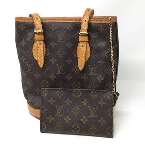 LOUIS VUITTON Monogram Canvas Petit Bucket Bag